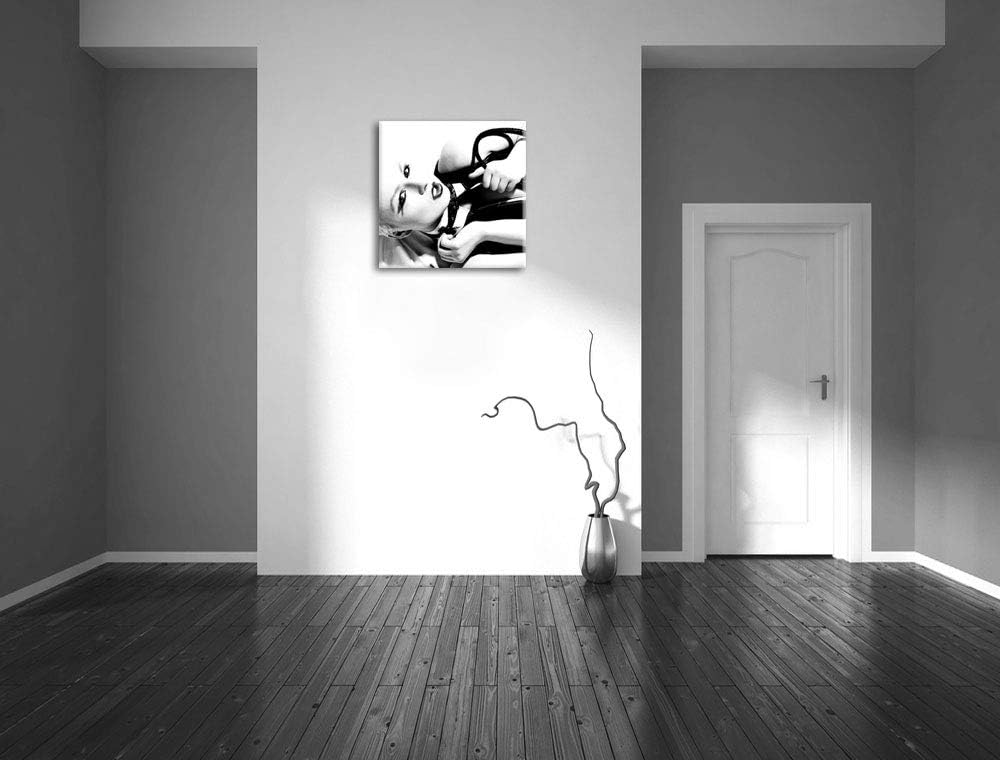 Sexy Mistress Shades of, Format: 70x70 auf Leinwand, XXL riesige Bilder fertig gerahmt mit Keilrahme