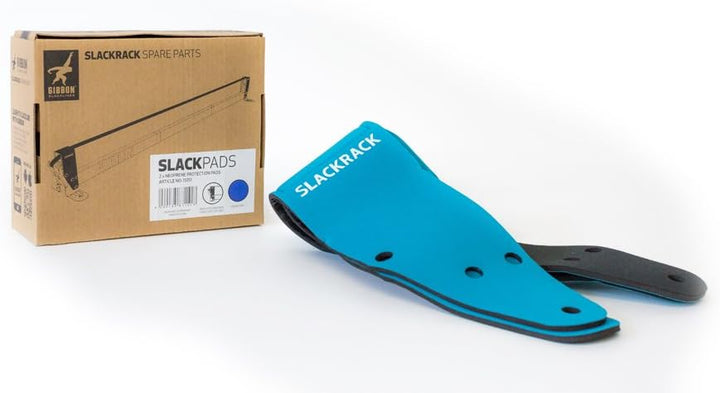 Gibbon Slacklines Neoprenschutzkappen für das Fitness Slackrack, Ersatzteile, blau, 2 Stück