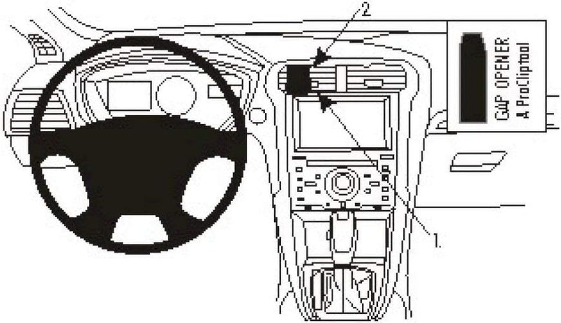 Brodit 854822 ProClip Halterung