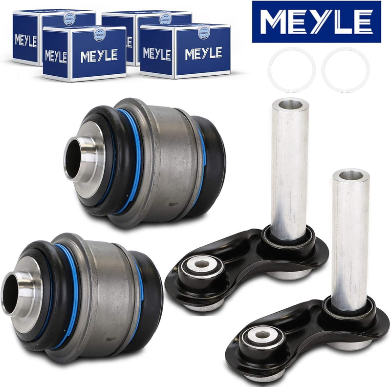 2x Original MEYLE 3163332101 3160104347 Lagerung Radlagergehäuse + Integrallenker Hinten Kompatibel