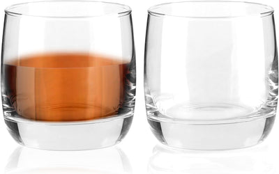 COM-FOUR® 12 Whiskeygläser im stilvollen modernen Design, spülmaschinenfest (Whiskeyglas - 12 Stück)