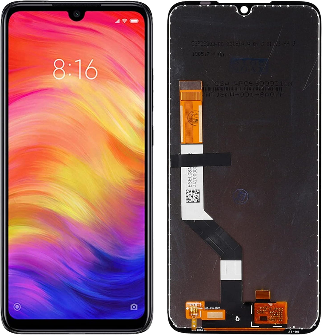 SwarKing LCD Display kompatibel mit Redmi Note 7 wyświetlacz LCD Touch Screen Digitizer (Schwarz ohn
