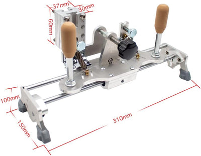 Toplionace Universal Schnell Flip Schärf Locator mit Gleitschiene, Bandschleifer Teile Messerschärfe