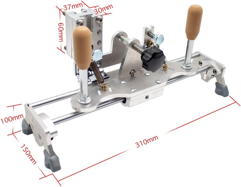 Toplionace Universal Schnell Flip Schärf Locator mit Gleitschiene, Bandschleifer Teile Messerschärfe