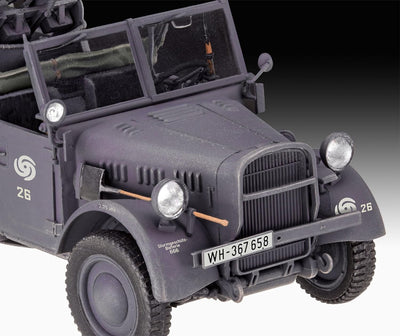 REVELL 03339 03339-Einheits PKW Kfz.4 Massstab 1:35 originalgetreuer Modellbausatz für Experten, unl