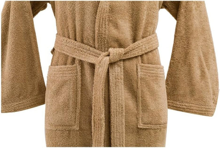 Bassetti Bademantel Saunamantel Morgenmantel Frottee Herren Damen mit Kapuze,Corda, Grösse S 100% Ba