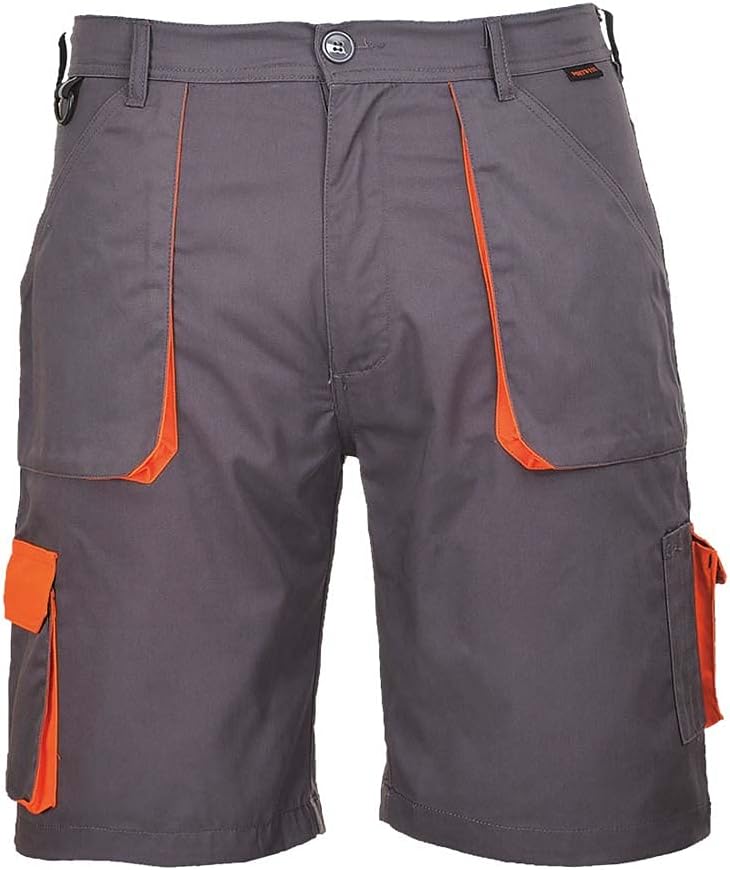 Portwest Portwest Texo Kontrast-Shorts, Grösse: L, Farbe: Grau, TX14GRRL, L