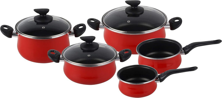 MAGEFESA Akku-Set, 5-teilig 5 piezas Rot, 5 piezas Rot