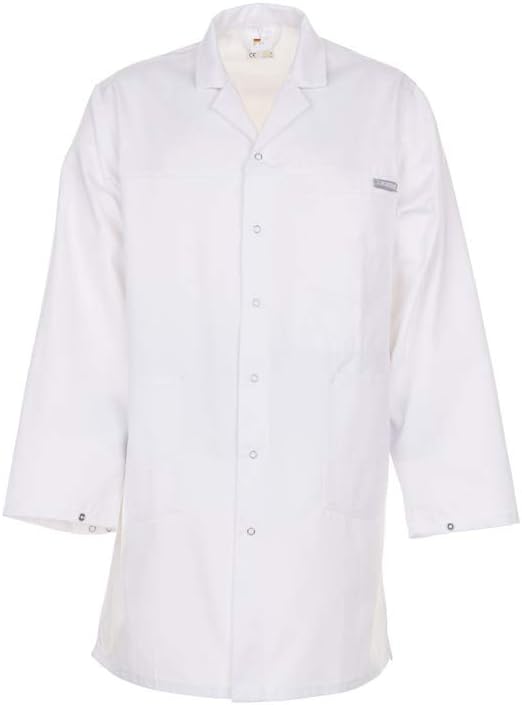 Planam Grösse 62 Herren MG 260 Berufsmantel reinweiss Modell 0853 Weiss 62, Weiss 62