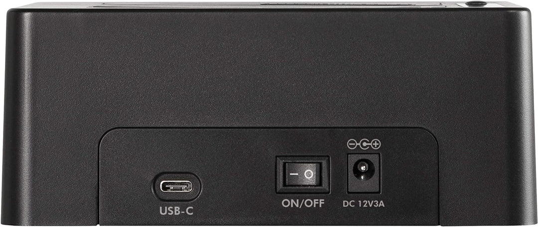 LogiLink QP0028 Quickport USB 3.1 GEN2 für 2X 2,5/3,5" HDD/SSD (2-Bay) Schwarz, único für 2x HDD/SSD