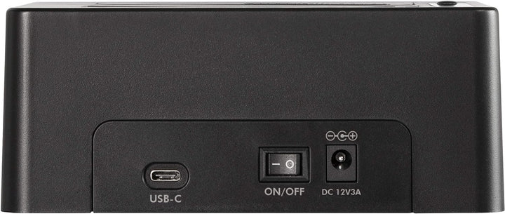 LogiLink QP0028 Quickport USB 3.1 GEN2 für 2X 2,5/3,5" HDD/SSD (2-Bay) Schwarz, único für 2x HDD/SSD