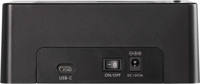 LogiLink QP0028 Quickport USB 3.1 GEN2 für 2X 2,5/3,5" HDD/SSD (2-Bay) Schwarz, único für 2x HDD/SSD