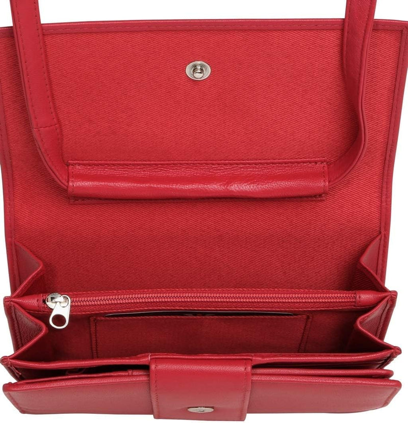 Voi Soft Kimmie Clutch Tasche RFID Leder 17 cm Einheitsgrösse Rot, Einheitsgrösse Rot