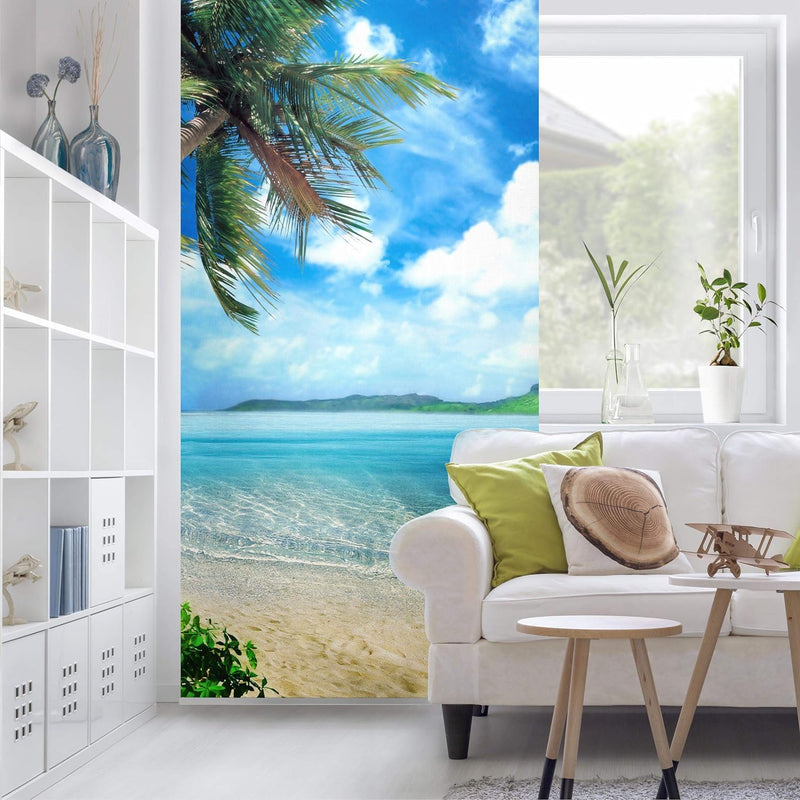 Bilderwelten Raumteiler Traumurlaub 250x120cm inkl. transparenter Halterung 250x120cm incl. transpar