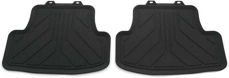 Volkswagen 2GD06151282V Allwetterfussmatten Premium Gummi Fussmatten 2X Gummimatten hinten, schwarz