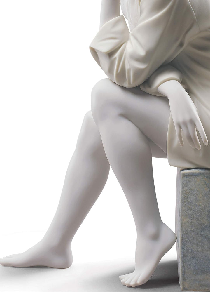 LLADRÓ Frauen-Figur Meine Entspannungszeit. Frau. Porzellan.
