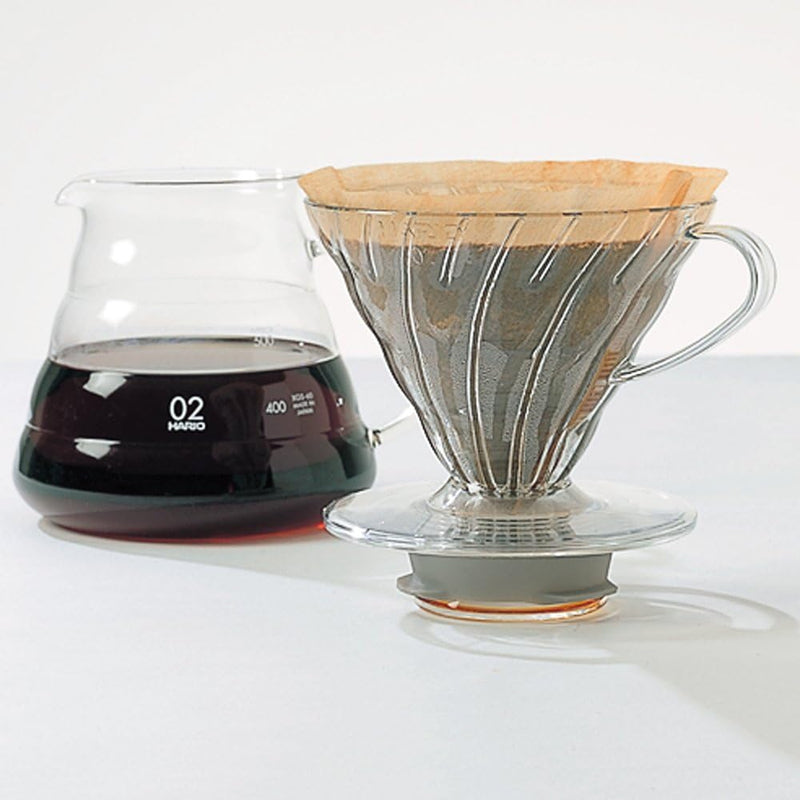 Hario Kaffeekanne, Glas, transparent, 02, 600ml Single, Single