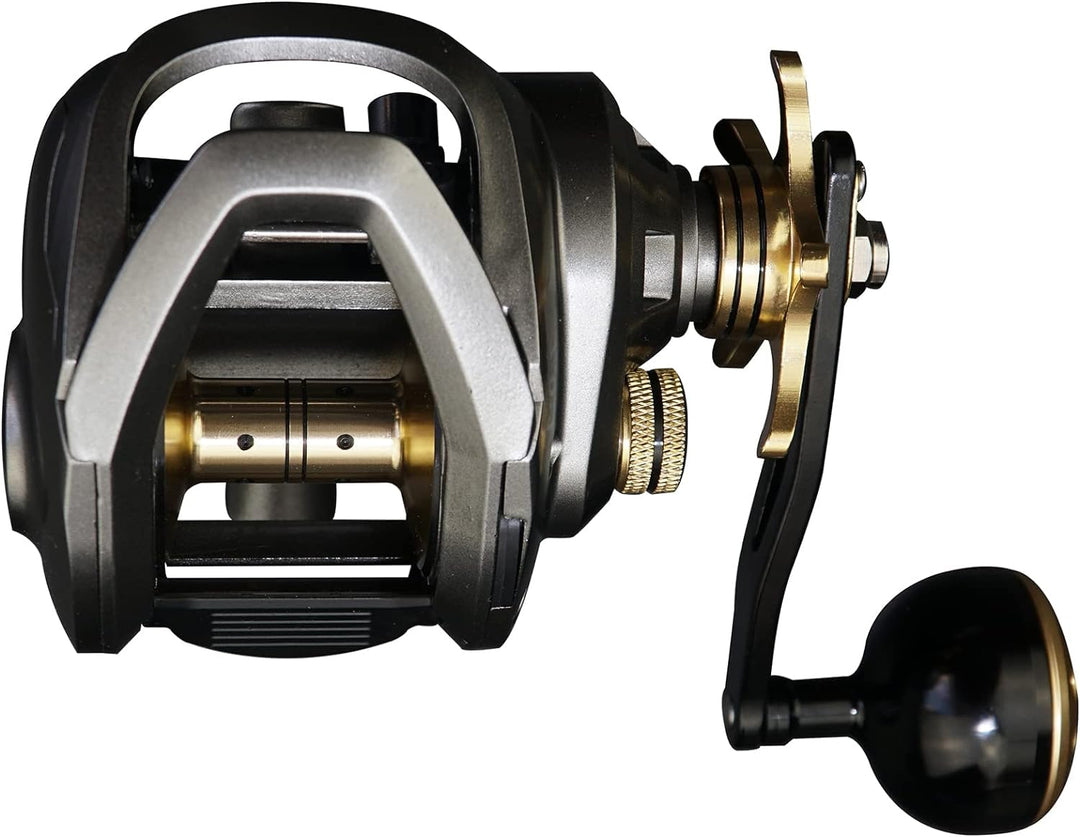 Big Game Baitcasting Rollen 15 kg Max Drag Low Profile Baitcaster Angelrolle Links, Links