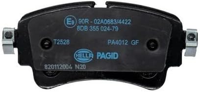 HELLA PAGID 8DB 355 024-791 Bremsbelagsatz - T2528 - Dicke/Stärke: 17.5mm - Bremssystem: TRW - für V