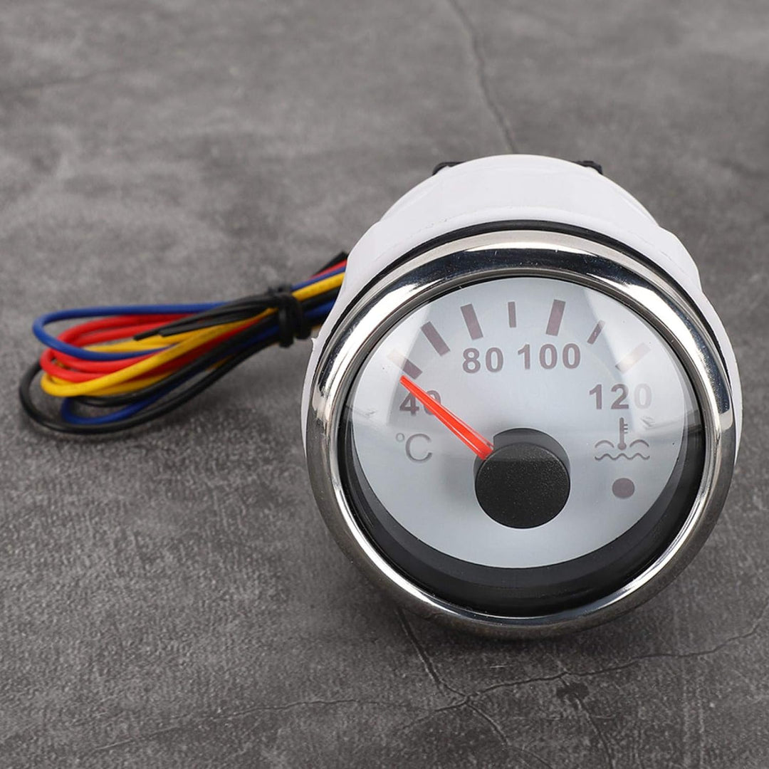 Wassertemperaturanzeige, 2-Zoll-K¨¹hlwassertemperaturanzeige 40-120 ¡æ Smart Alarm IP67 Wasserdichte