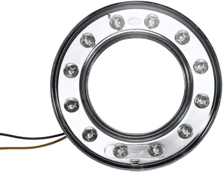 HELLA - Schlussleuchte - LED - 12V - Einbau - Lichtscheibenfarbe: glasklar - LED-Lichtfarbe: rot - S