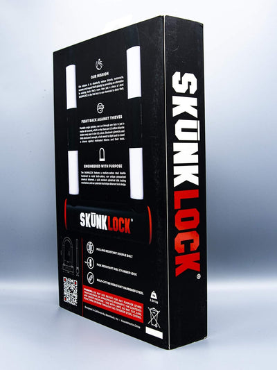 SKUNKLOCK V2 Fahrradschloss, robust, mit Diebstahlschutz, Chemikalien