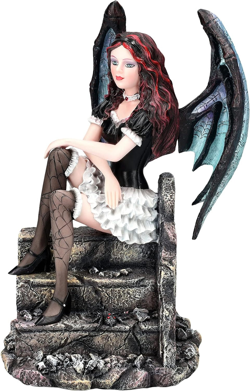 Gothic Elfen Figur - Sexy Dark Angel Mara 23 cm | Engel Statue