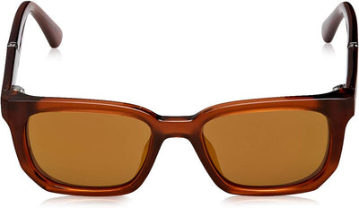 Diesel Unisex-Erwachsene DL0257 43G 47 Sonnenbrille, Orange (Arancio Op/Marrone Specchiato)