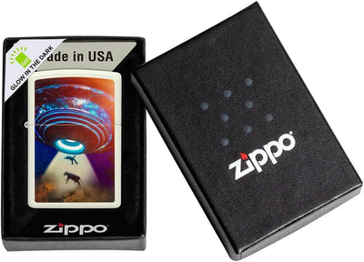 Zippo Feuerzeug, leuchtet im Dunkeln, UFO, eine Box One Box Leuchtet im Dunkeln., One Box Leuchtet i