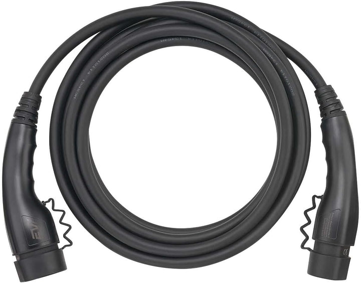 EV1 Typ 2 Ladekabel Elektroauto 22kW 32A 7 Meter 3-phasig Kabel mit IP55 zum Laden für Hybrid & E-Au