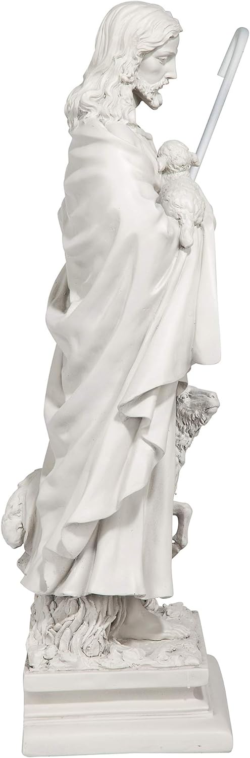 Design Toscano Jesus, der gute Hirte, Gartenstatue L, L