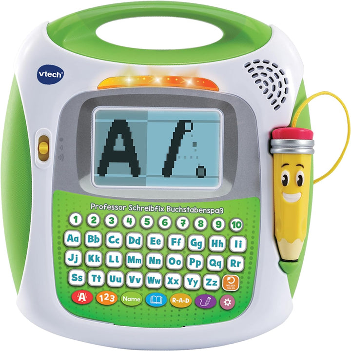 VTech Professor Schreibfix Buchstabenspass – Schreibtafel zum Schreiben und Lesen lernen – Für Kinde