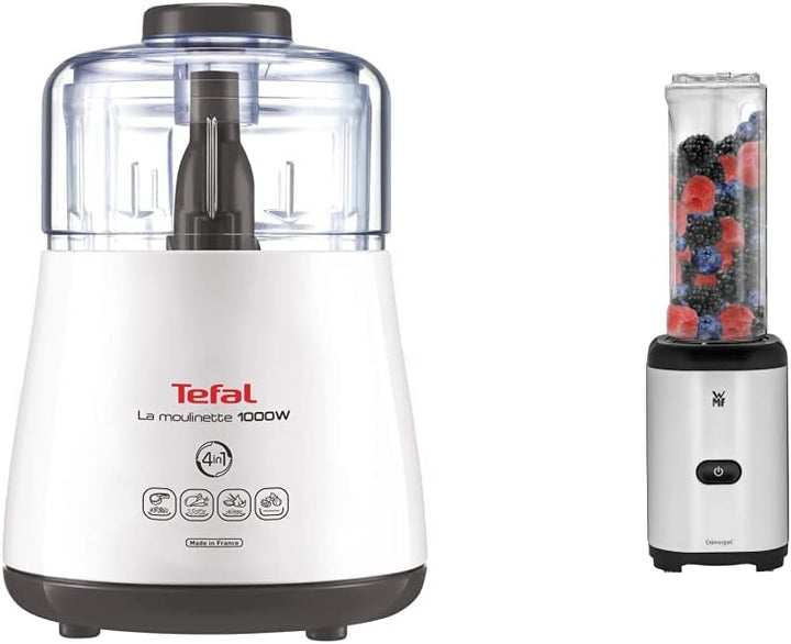 Tefal DPA 130 DPA130 La Moulinette Elektrischer Zerkleinerer (1000 Watt, 330 g) weiss & WMF Kult X M
