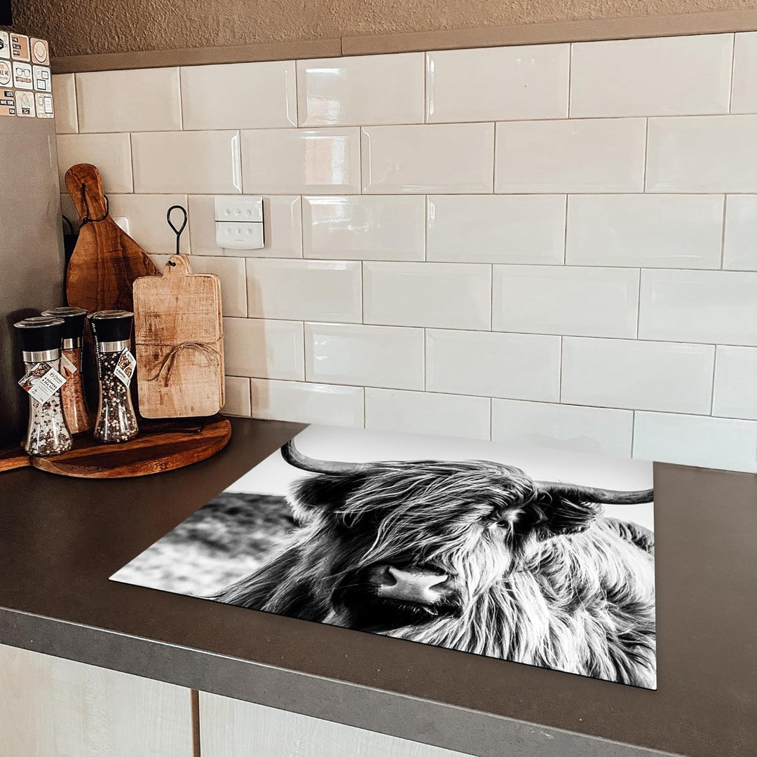 KitchenYeah© Herdabdeckplatte Einteilig Küche Herdabdeckung Ceranfeld Herdabdeckplatten Anti Rutsch