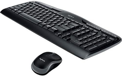 Logitech MK330 Kabelloses Tastatur-Maus-Set, 2.4 GHz Verbindung via Unifying USB-Empfänger, 4 progra