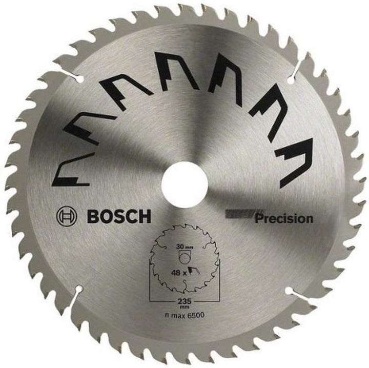 Bosch 2609256877 DIY Kreissägeblatt Precision 235 x 2 x 30/25,Z48, Z48