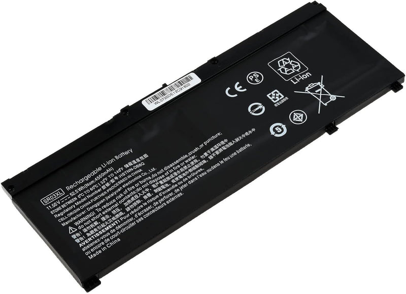 Akku kompatibel mit HP Typ SR03XL, 11,55V, Li-Ion