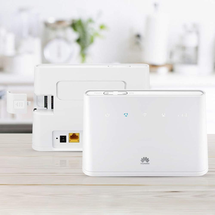 Huawei B311-221 Router 2 (Cat.4, 4G LTE bis zu 150 Mbit/s(Download), 50 Mbit/s(Upload), WiFi 300Mbps
