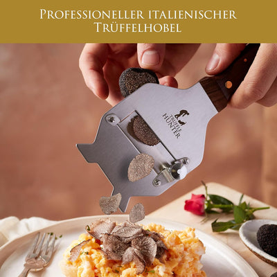 TruffleHunter – Professioneller Trüffelhobel – Verstellbarer Trüffelhobel aus Edelstahl