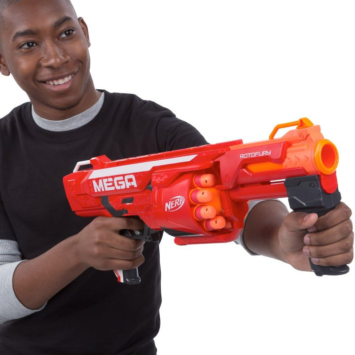 NERF Hasbro B1269EU4 - N-Strike Elite MEGA RotoFury, Spielzeugblaster