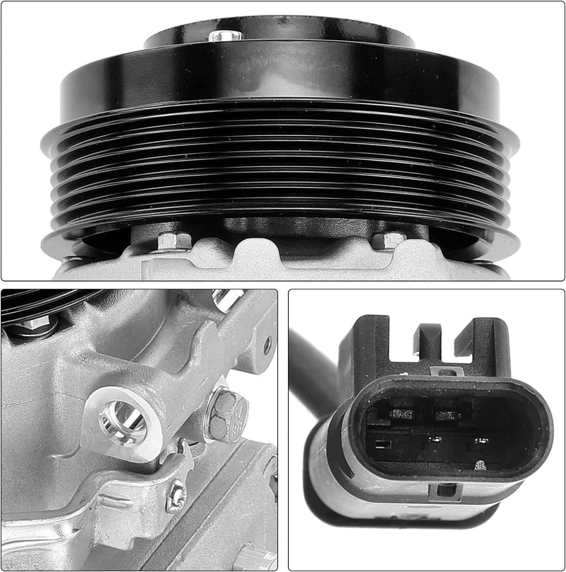 Frankberg Klimakompressor Klimaanlage Kompatibel mit GL-Klasse X166 GL400 3.0L 2013-2015 M-Klasse W1