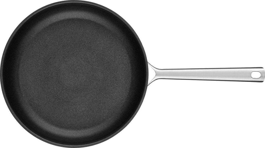 ZWILLING TrueFlow Bratpfanne, 28 cm, Antihaftbeschichtung, Induktionsgeeignet, Edelstahl, Silber/Sch