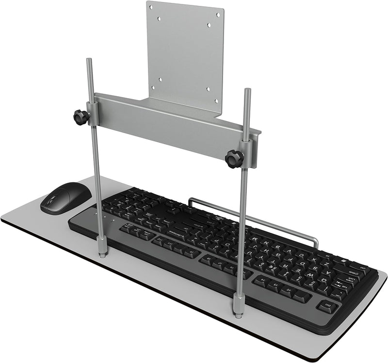 Dataflex 51.582 Tastatur- und Mausablage, Metall, Silber, 59.6 x 23.0 x 0.6 cm