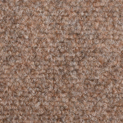 homiuse 15 STK. Selbstklebende Treppenmatten Nadelvlies 56x17x3 cm Braun Treppenstufen Matten Modern