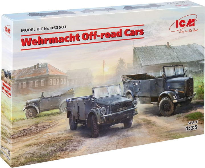 ICM DS3503 Wehrmacht Off-Road Cars (3 Stück)