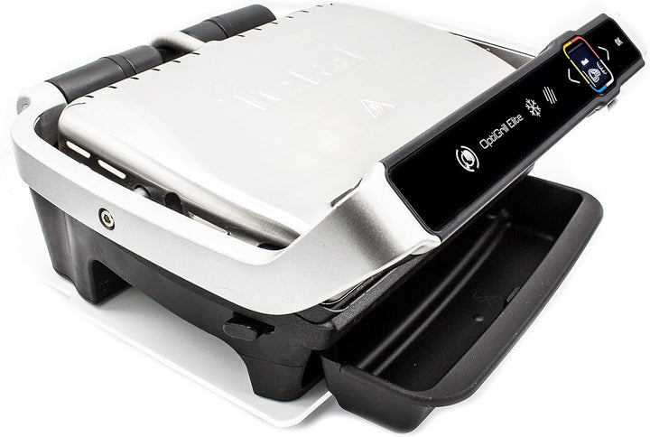 Gleitbrett aus Acryl | weiss glänzend | 29x26cm für Optigrill Elite GC 750D und vielen weiteren Küch