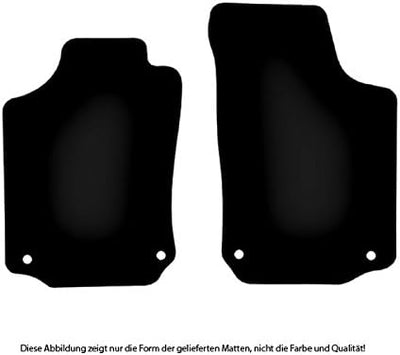 Bär-AfC Auto Fussmatten Basic passend für Opel Tigra Twin Top 2004-2009, Autoteppiche Nadelvlies Sch