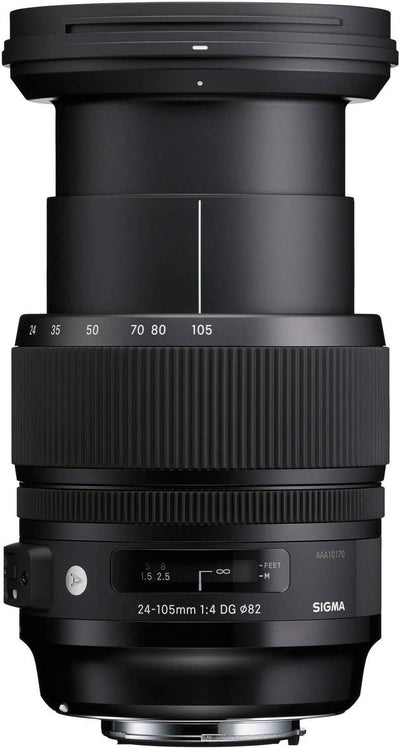 Sigma 24-105mm F4,0 DG OS HSM Art Objektiv für Nikon F Objektivbajonett für Nikon Single, für Nikon