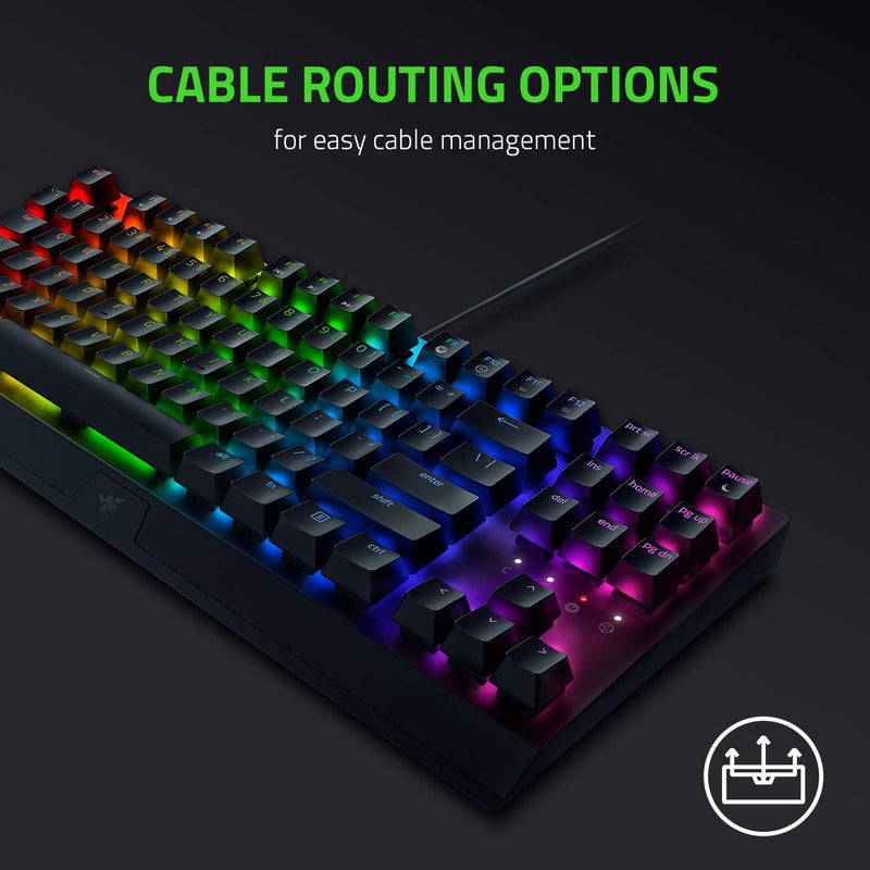 Razer BlackWidow V3 Tenkeyless (Green Switch) - QWERTY Layout Single, Single