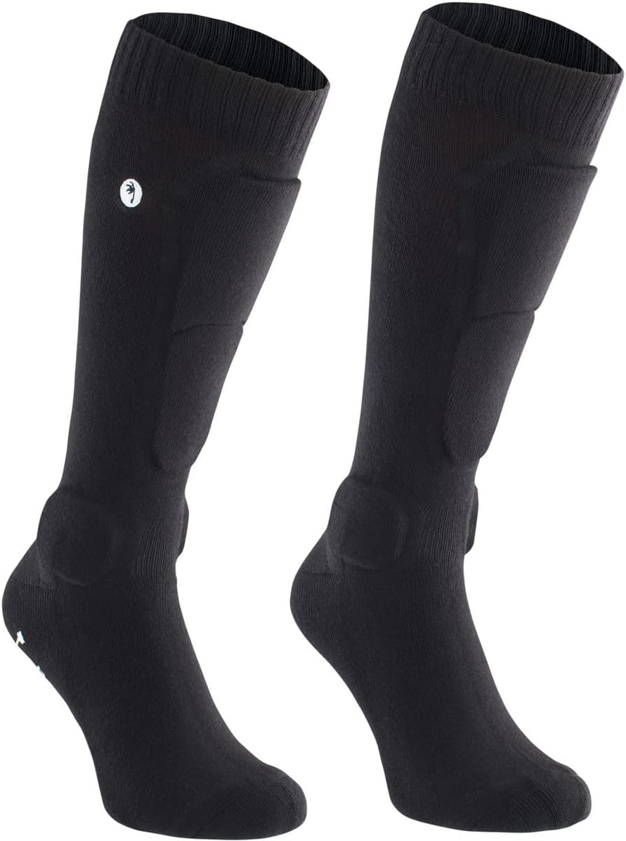Ion BD-Sock Fahrrad Schienbein Protektorensocken schwarz 2024 39-42 Schwarz, 39-42 Schwarz